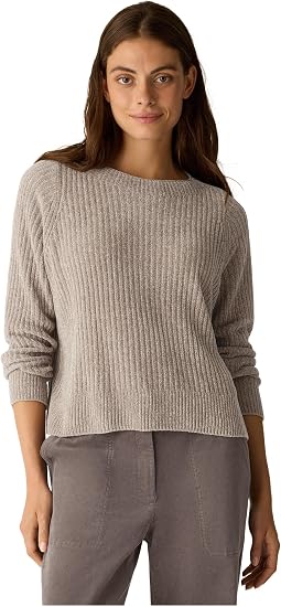 Свитер из смесового материала Chenille Blend Square Armhole