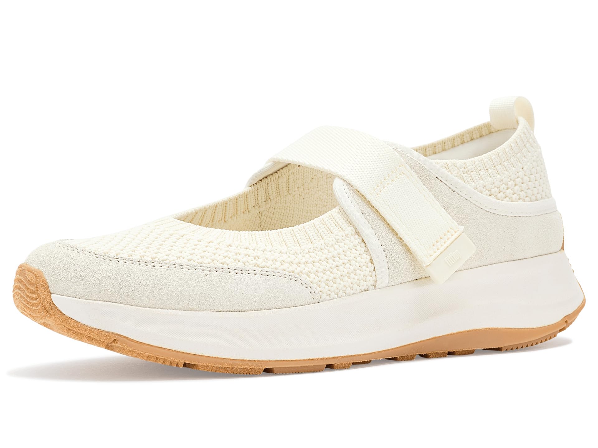 Мэри Джейн FitFlop F-mode Flow Knit/Suede