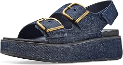 Gen FF Max Buckle Denim Back Strap Sandals