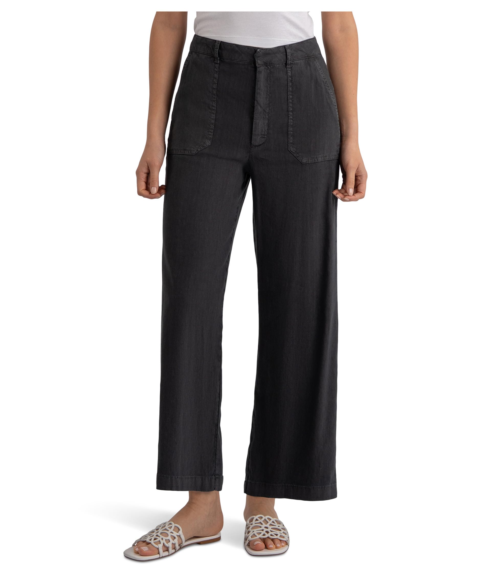 KUT from the Kloth Topaz High-Rise Wide Leg брюки с карманами