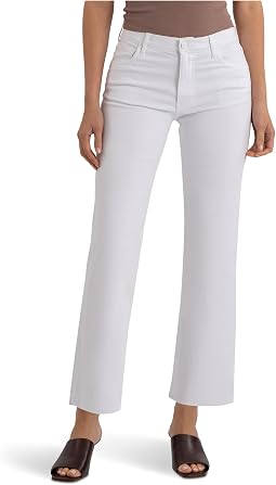 Avery High-Rise Fab Ab Easy Straight Leg Raw Hem