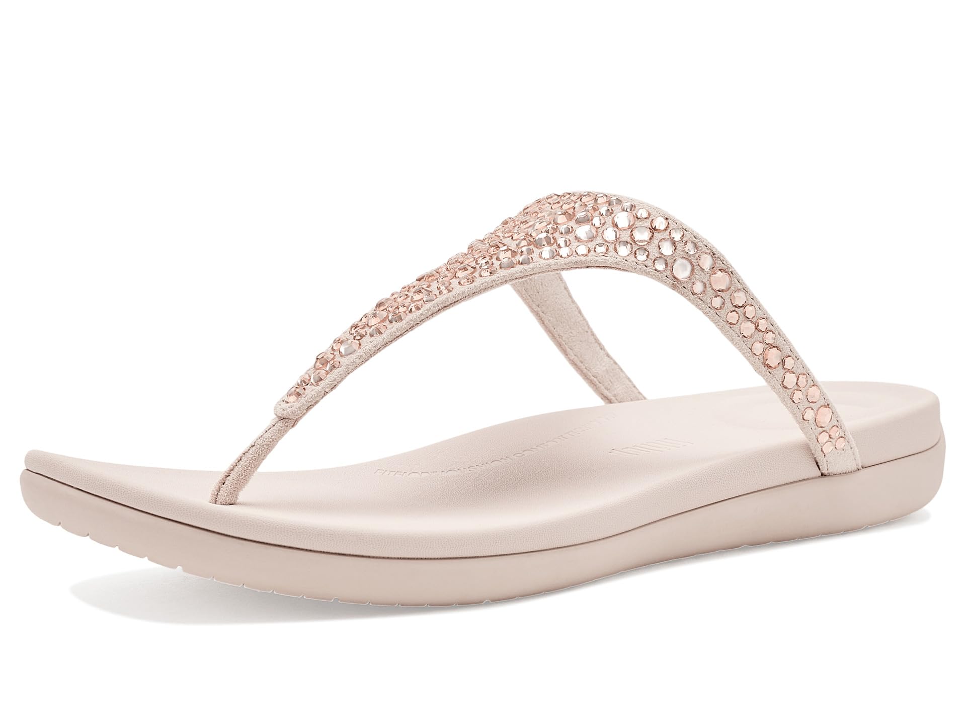 Solay Mixed-Crystal Toe-Post Sandals