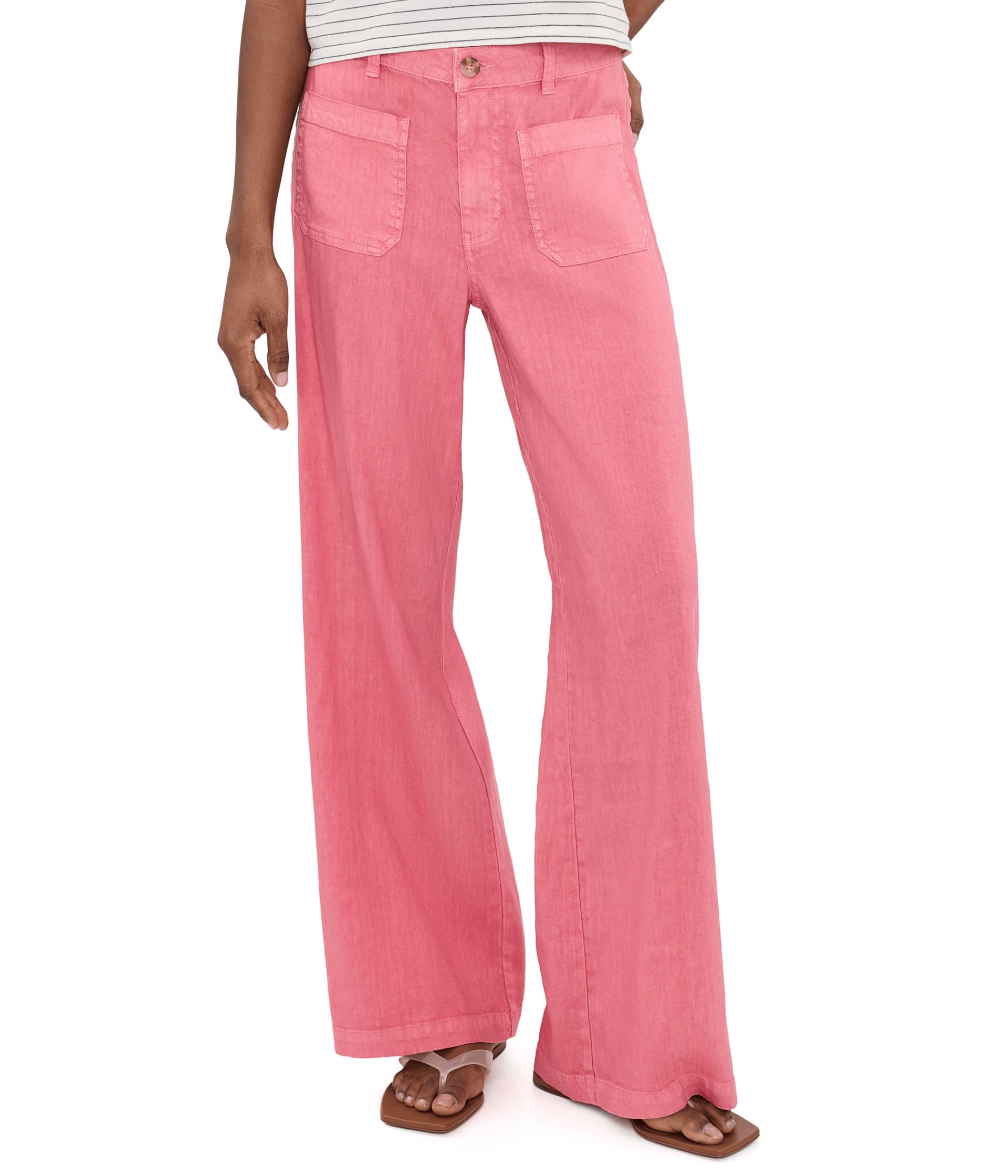 Meg High-Rise Wide Legs with Patch Pocket