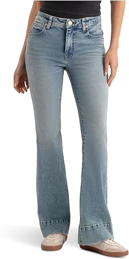 Джинсы Stella High-Rise Fab Ab Flare Back Darts с широким подолом