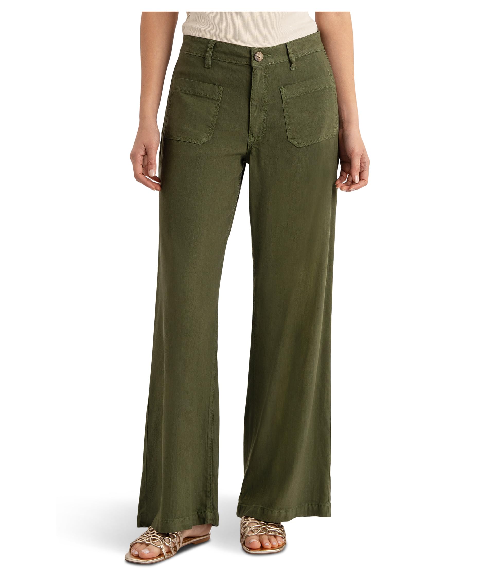 Meg High-Rise Wide Legs with Patch Pockets