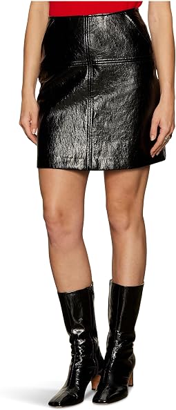 Broadway Leather Skirt
