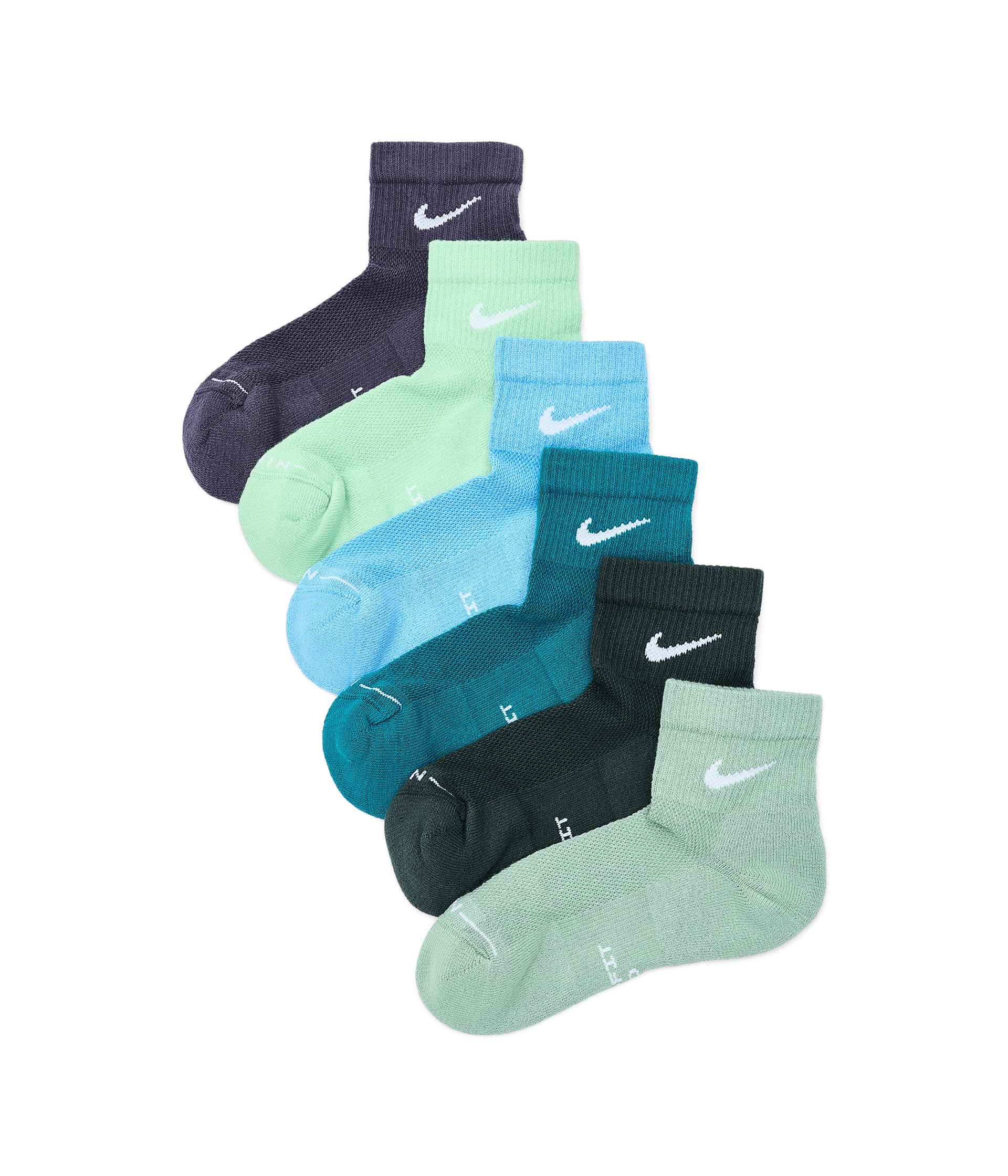 Nike Elevated Ankle носки, 6 пар