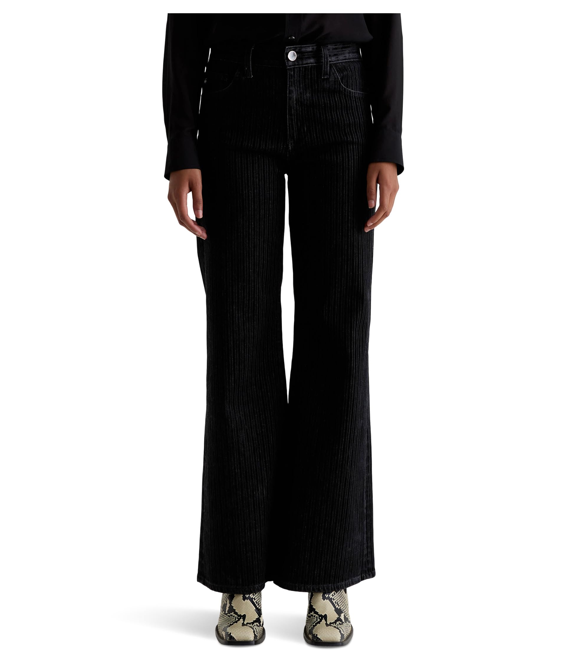 Saige Mid-Rise Wide Leg