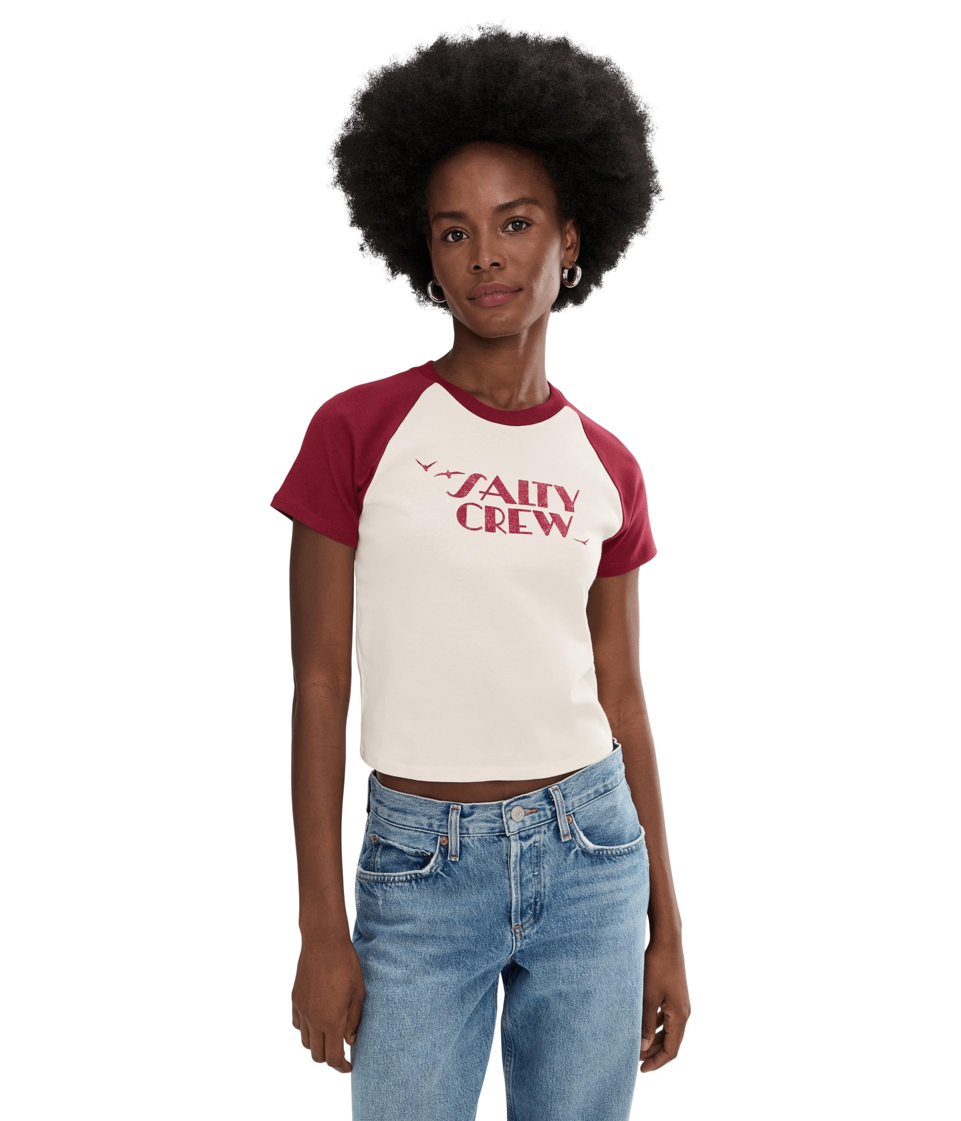 Salty Crew Sailor Delight Raglan Tee футболка Женская