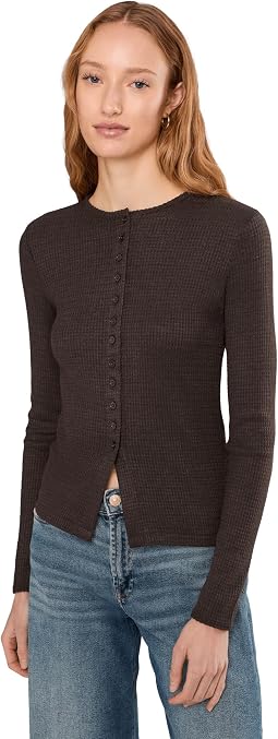 Joan Crewneck Waffle топ