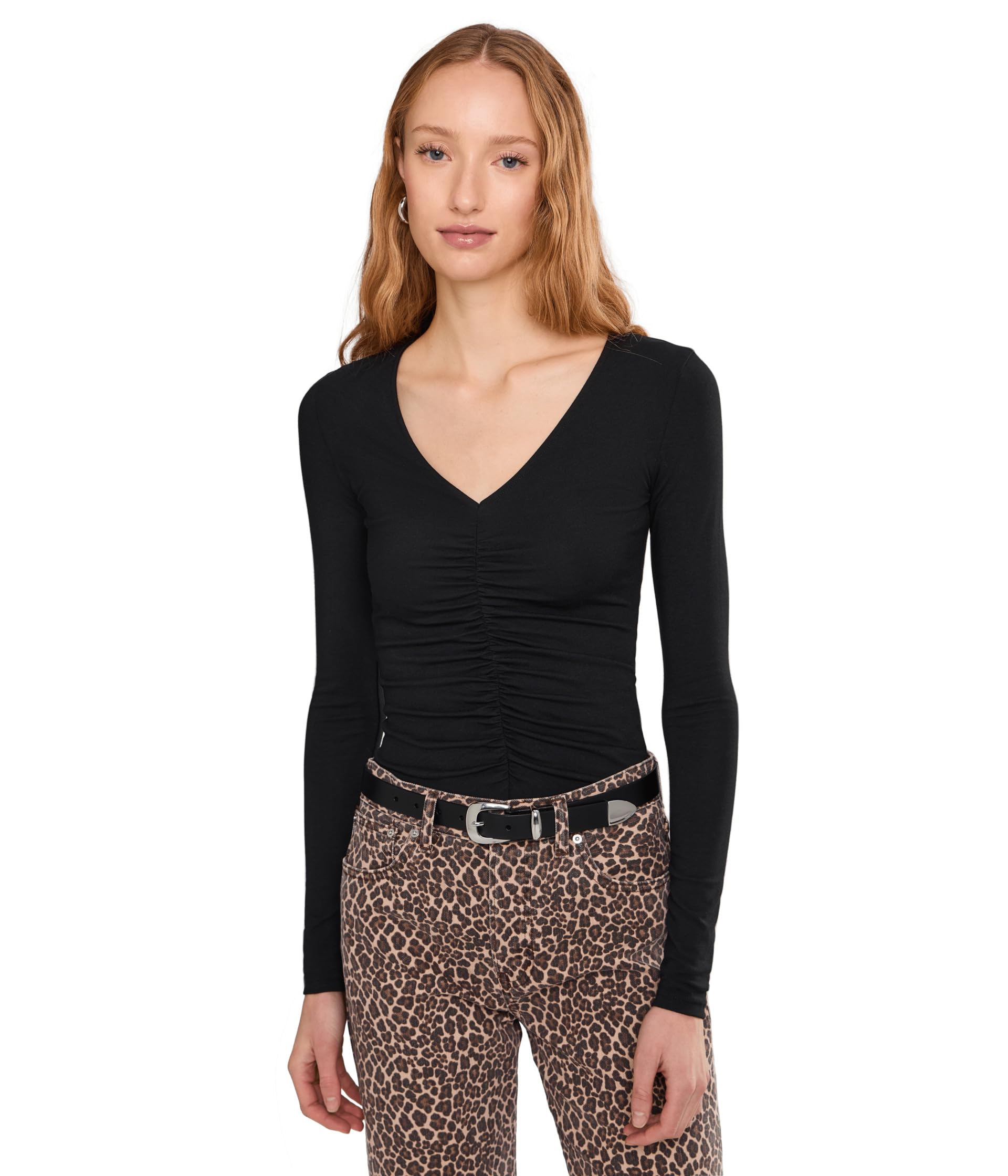 Slinky V-neck Top