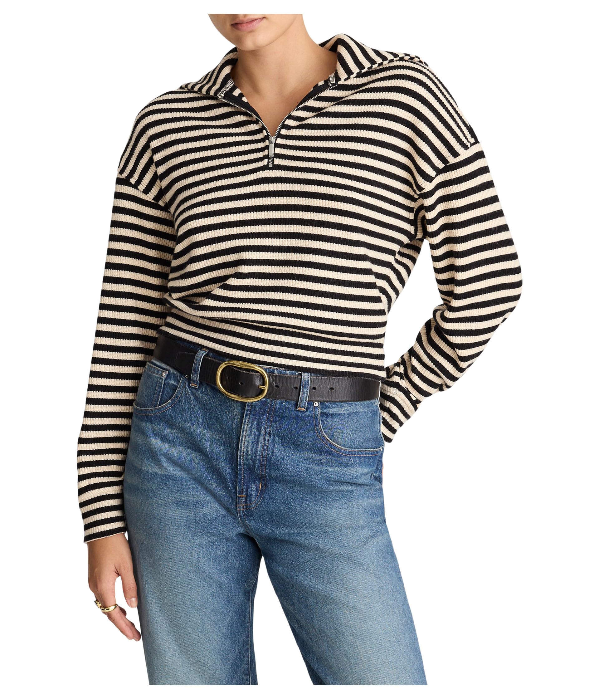 Half Zip Stripe Jacket
