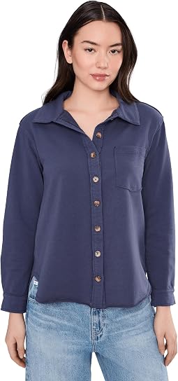 Long Sleeve Button Front Shacket