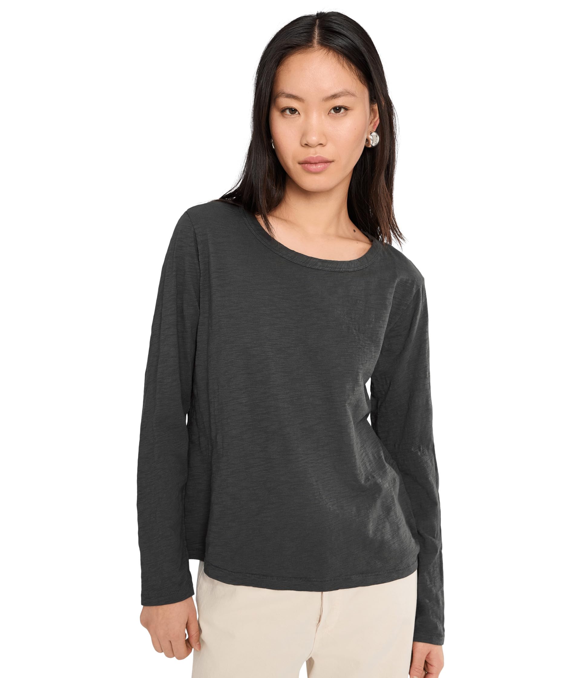 Long Sleeve Crew Neck Favorite Tee Женский