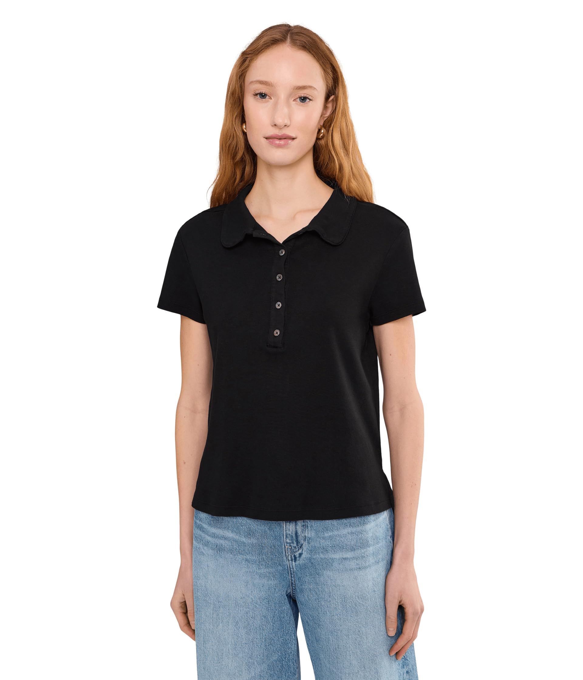 Женский поло Short Sleeve Boxy
