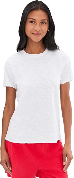 Short Sleeve Step Hem Crew Neck Short Sleeve Tee