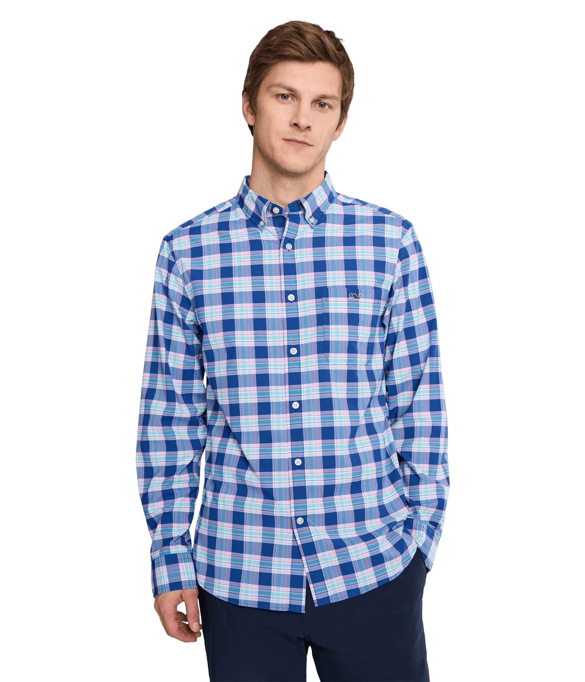 Coconut Key Plaid Featherweight Performance Shirt