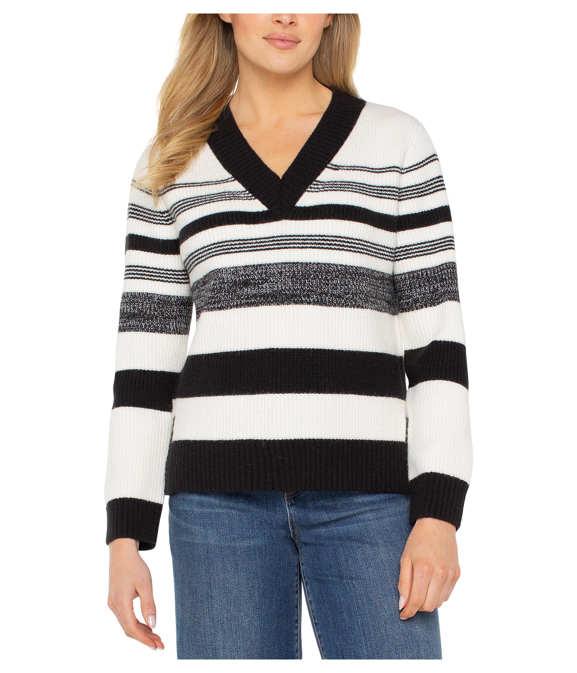 Long Sleeve V-Neck Sweater