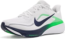 White/Midnight Navy/Green Spark