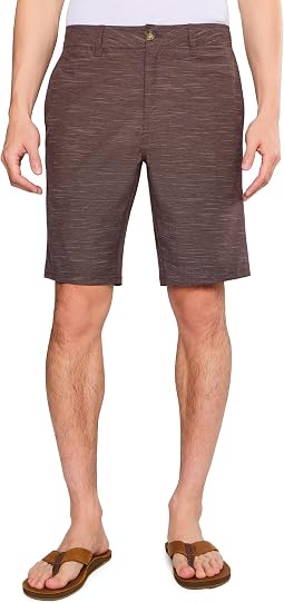 20" Portola Slub Check Shorts