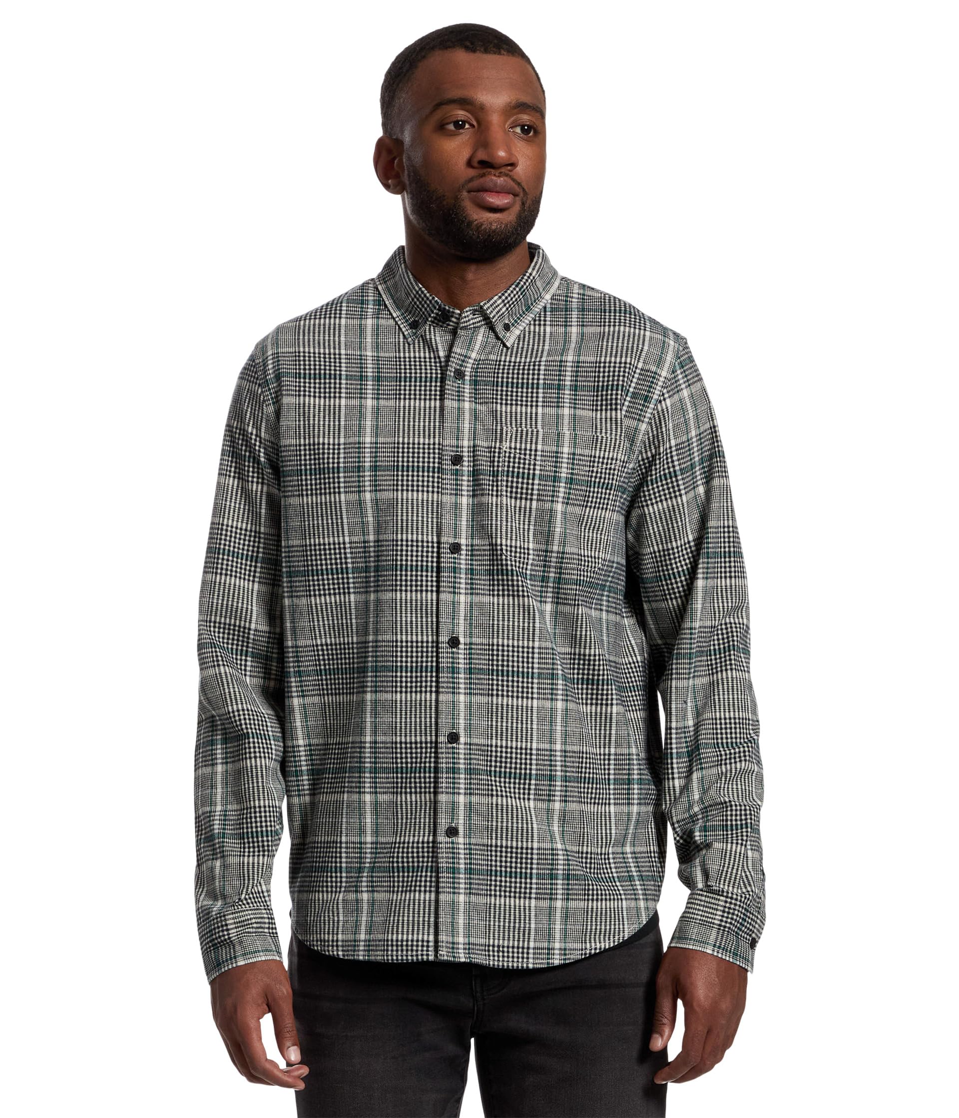 Long Sleeve Plaid Button Up Shirt