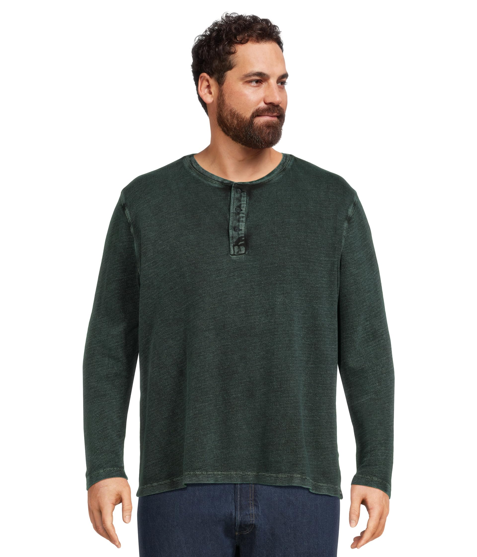 Long Sleeve 3 Button Henley