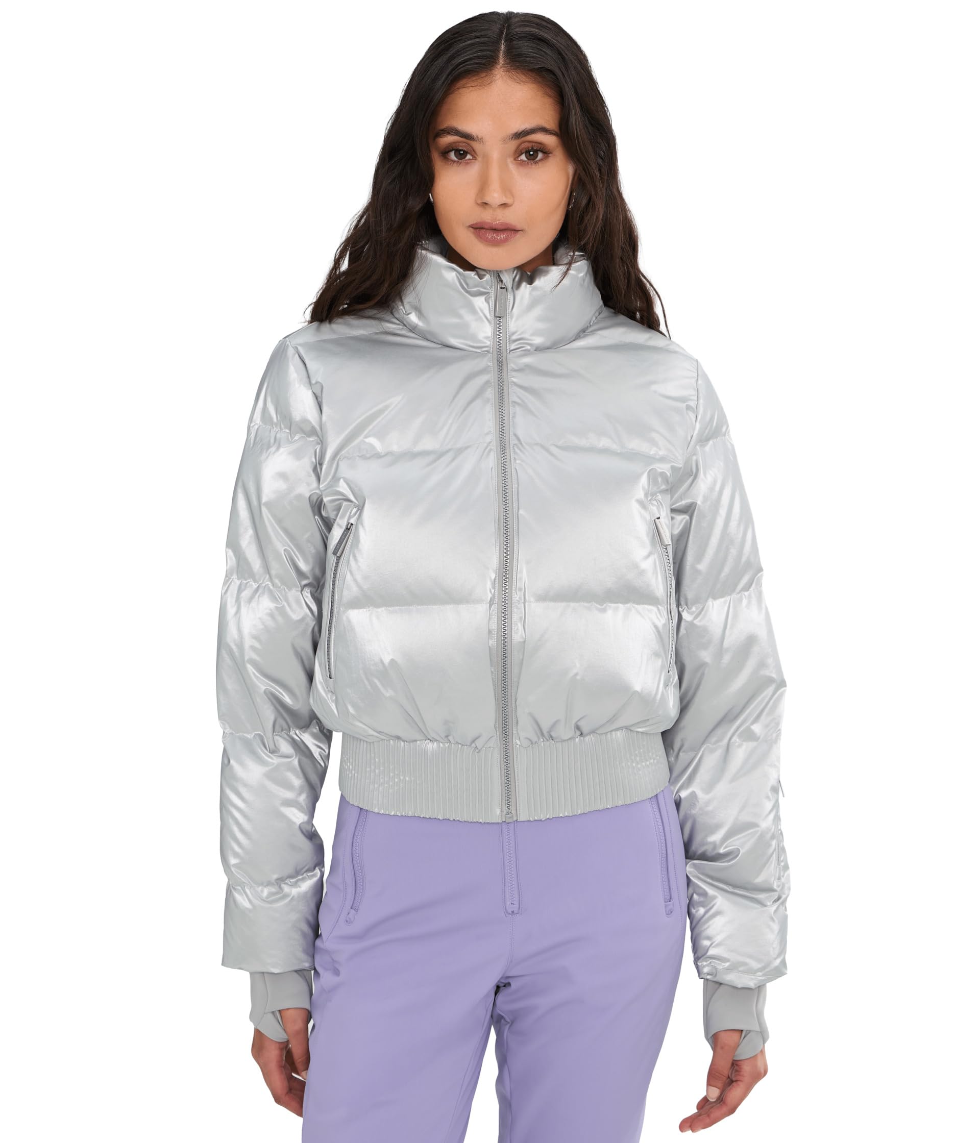 Cropped Water Resistant Ski Jacket
