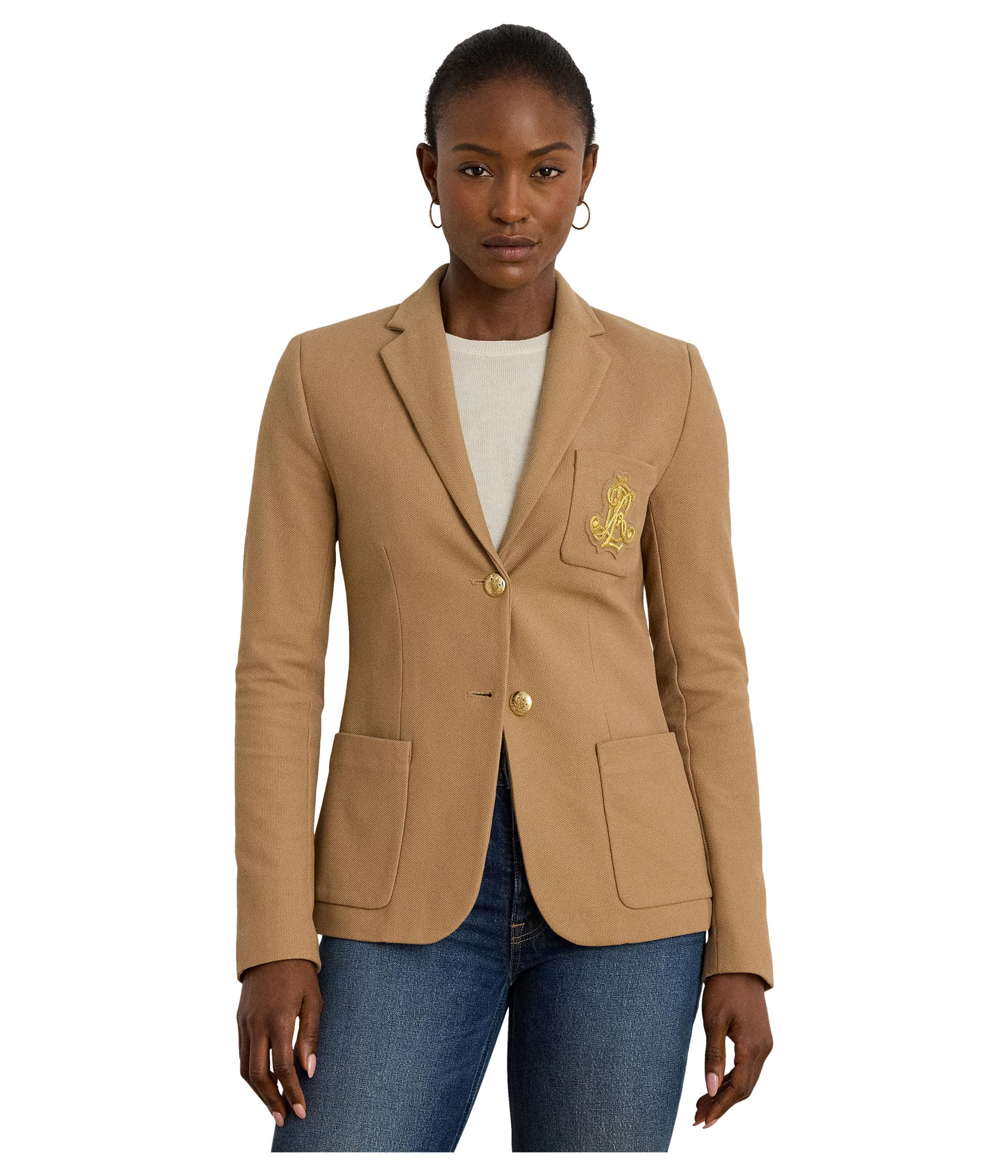 Petite Bullion Jacquard Blazer