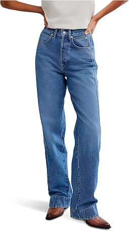Free People джинсы Stick Around Slim Curve