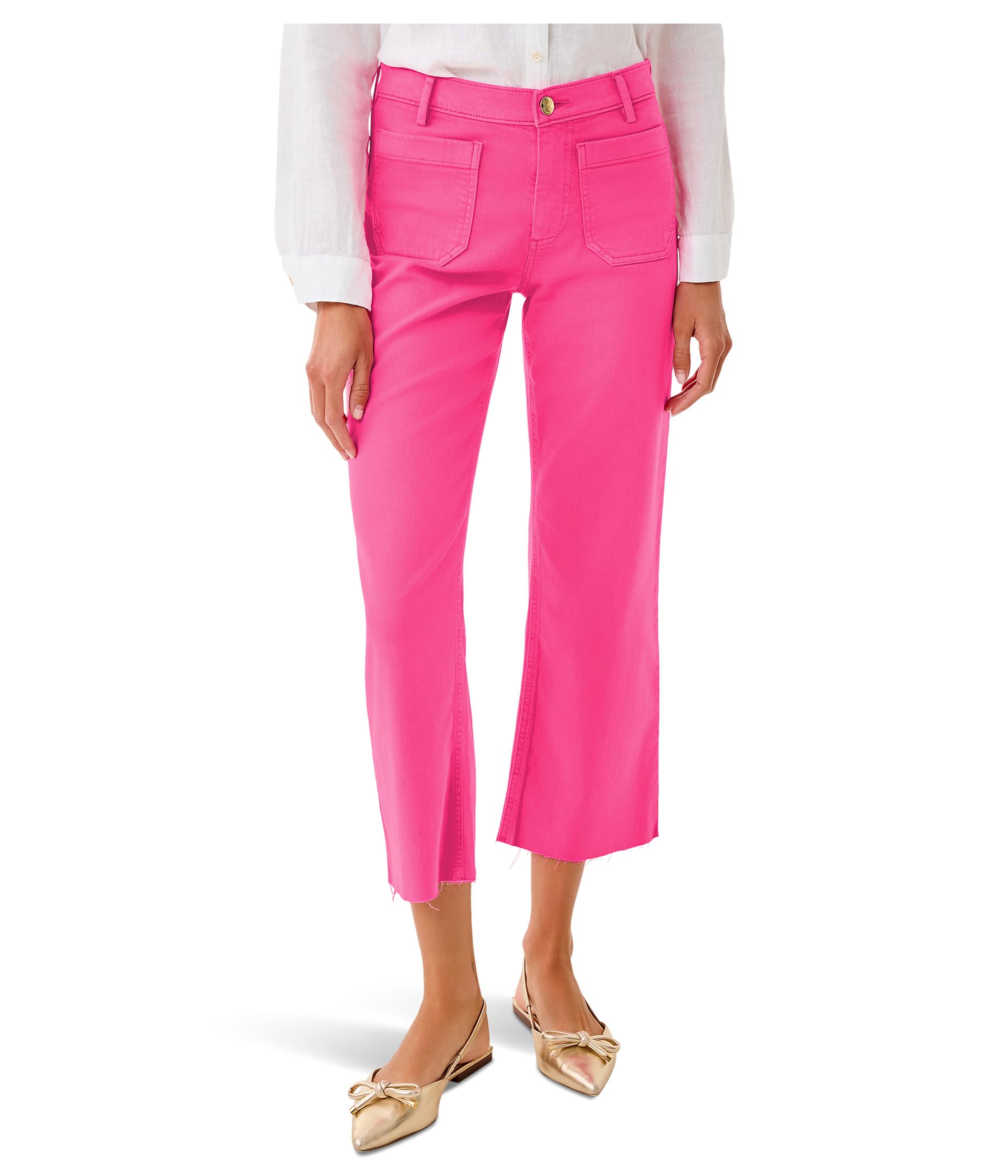 Harleen High-Rise Crop Jeans
