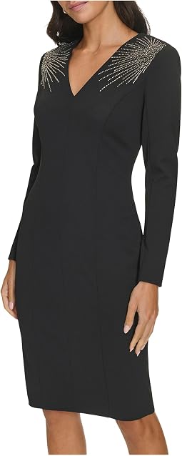 Scuba Crepe Long Sleeve with Hot Fix