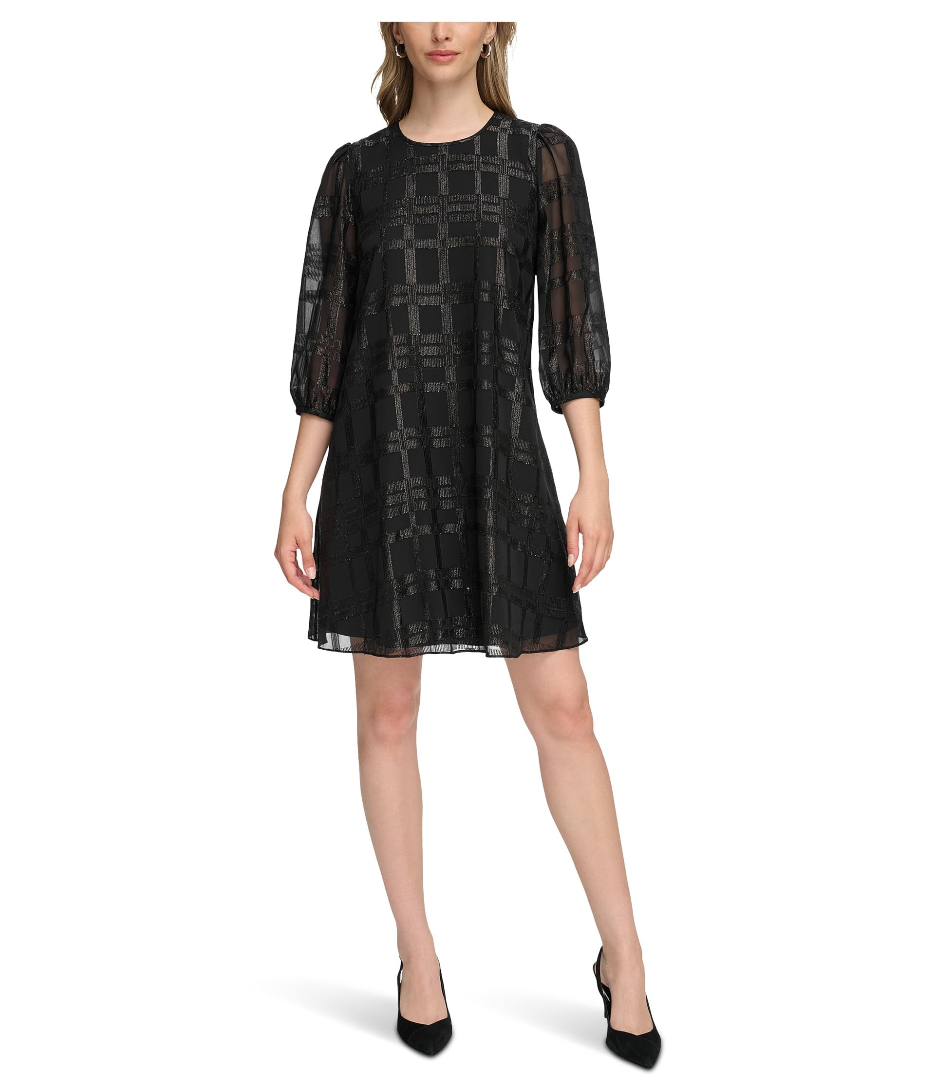 Chiffon A-Line with Lurex