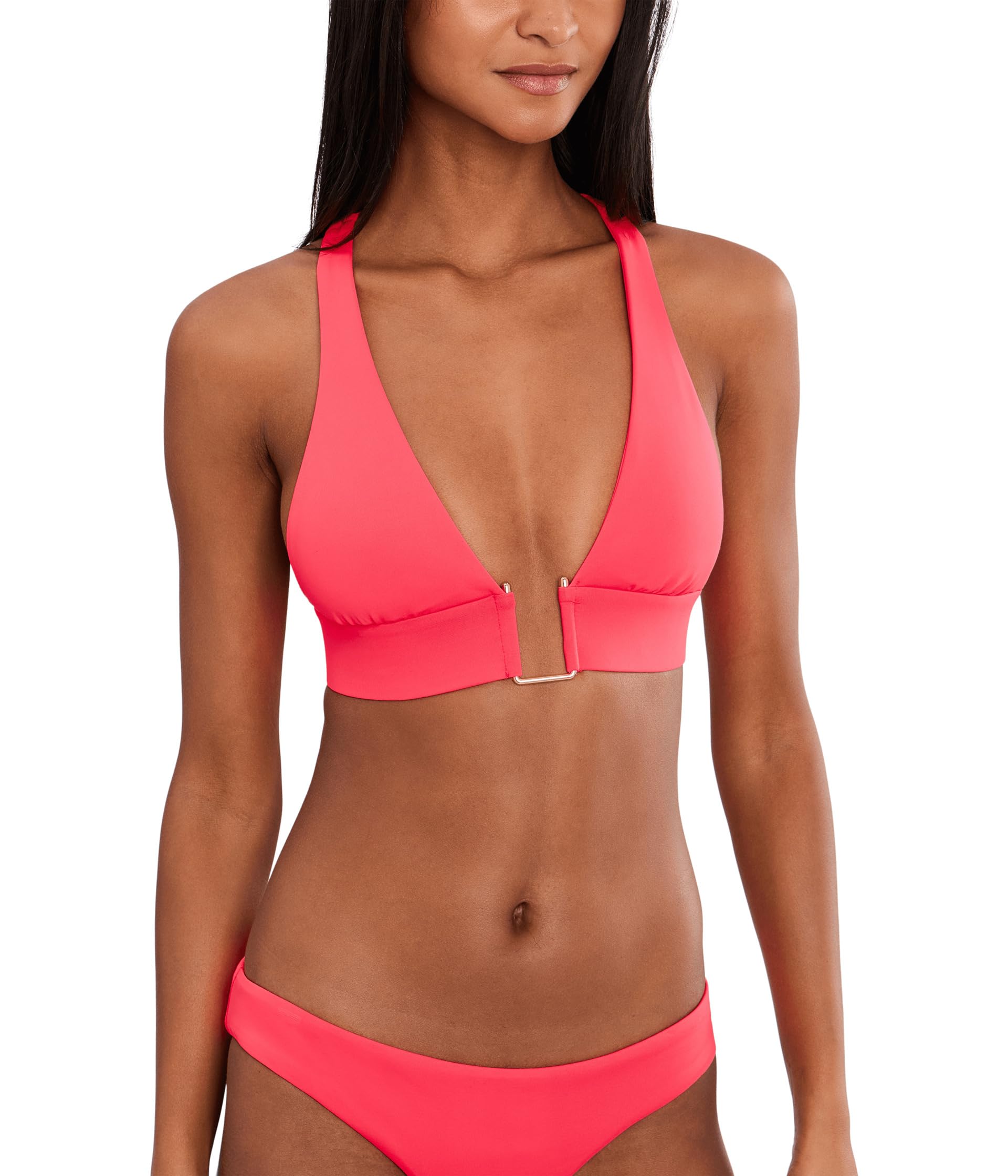 Color Code Maddison Wide Band Halter Top