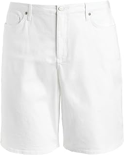 Шорты Lilly Plus Size в белом цвете Optic White