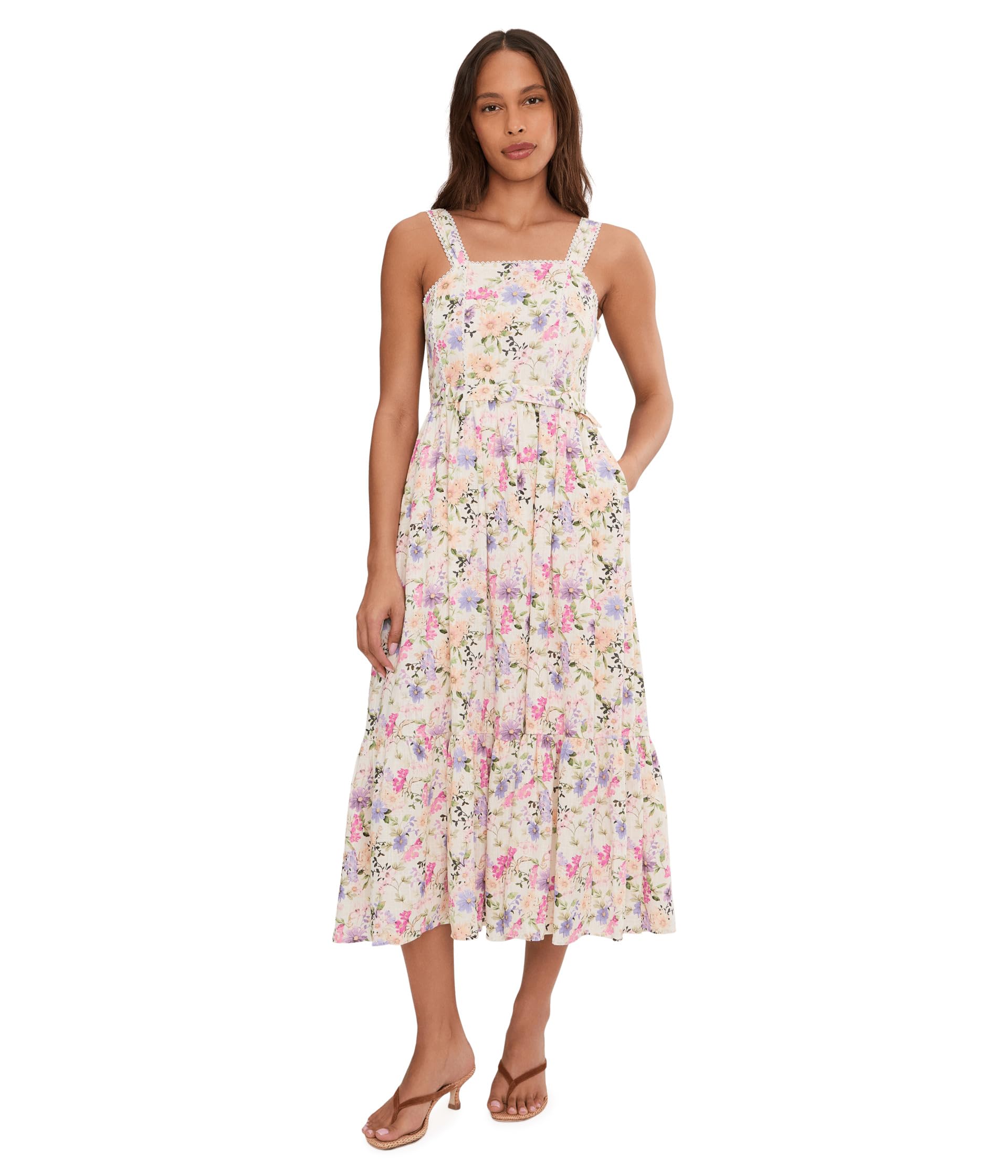 CeCe Платье миди Linen Midi Tank
