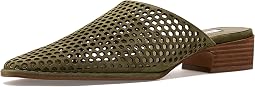 Olive Suede Perforated