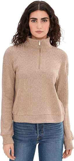 Splendid джемпер с молнией 1/4 Zip