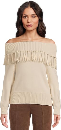 Splendid Simone джемпер Fringe Sweater