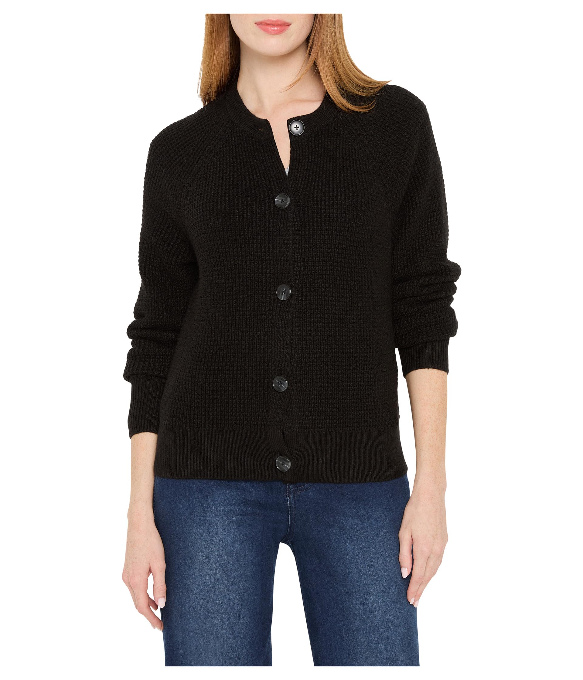 Waffle Tuck Cardigan