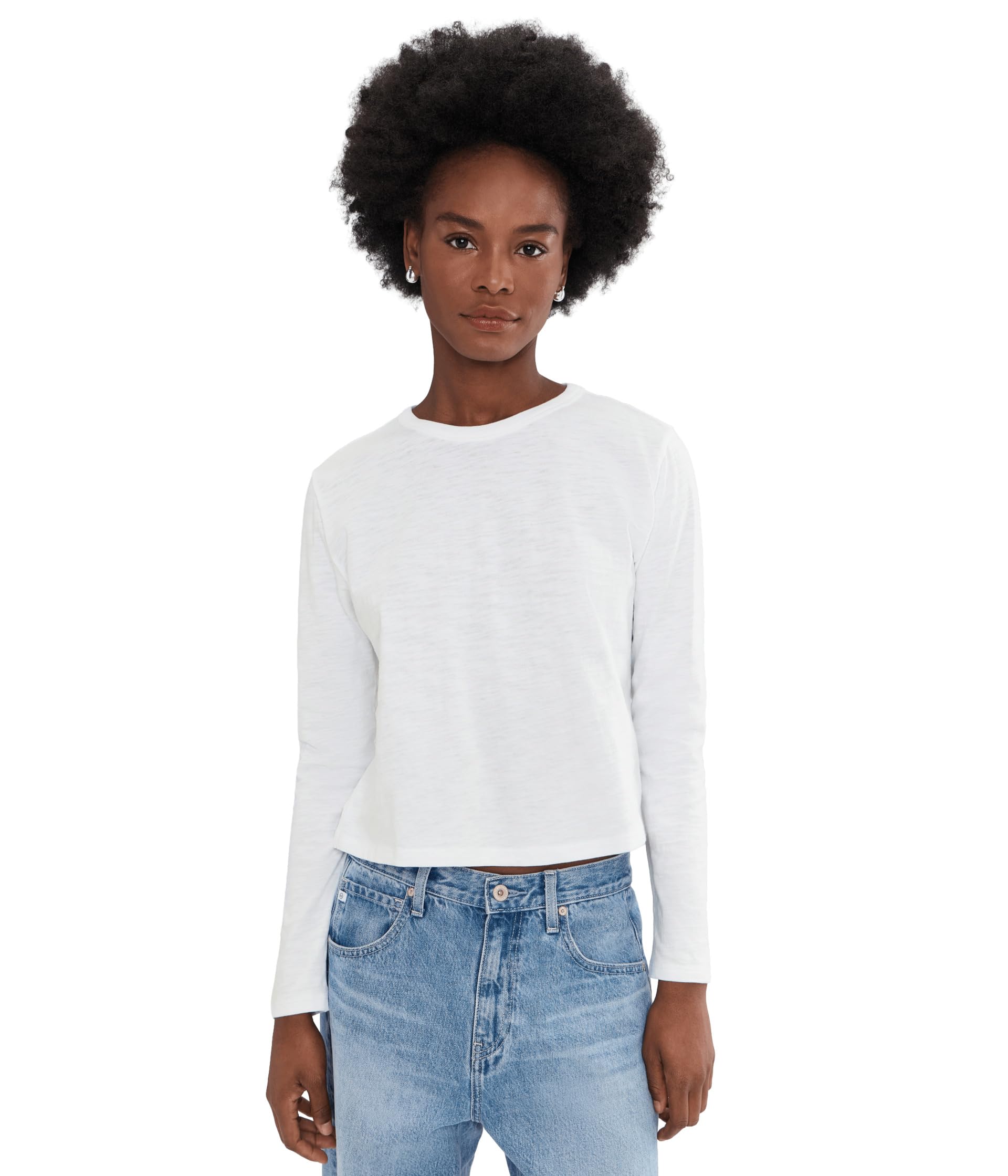 Long Sleeve Cropped Boyfriend топ женский Lilla P