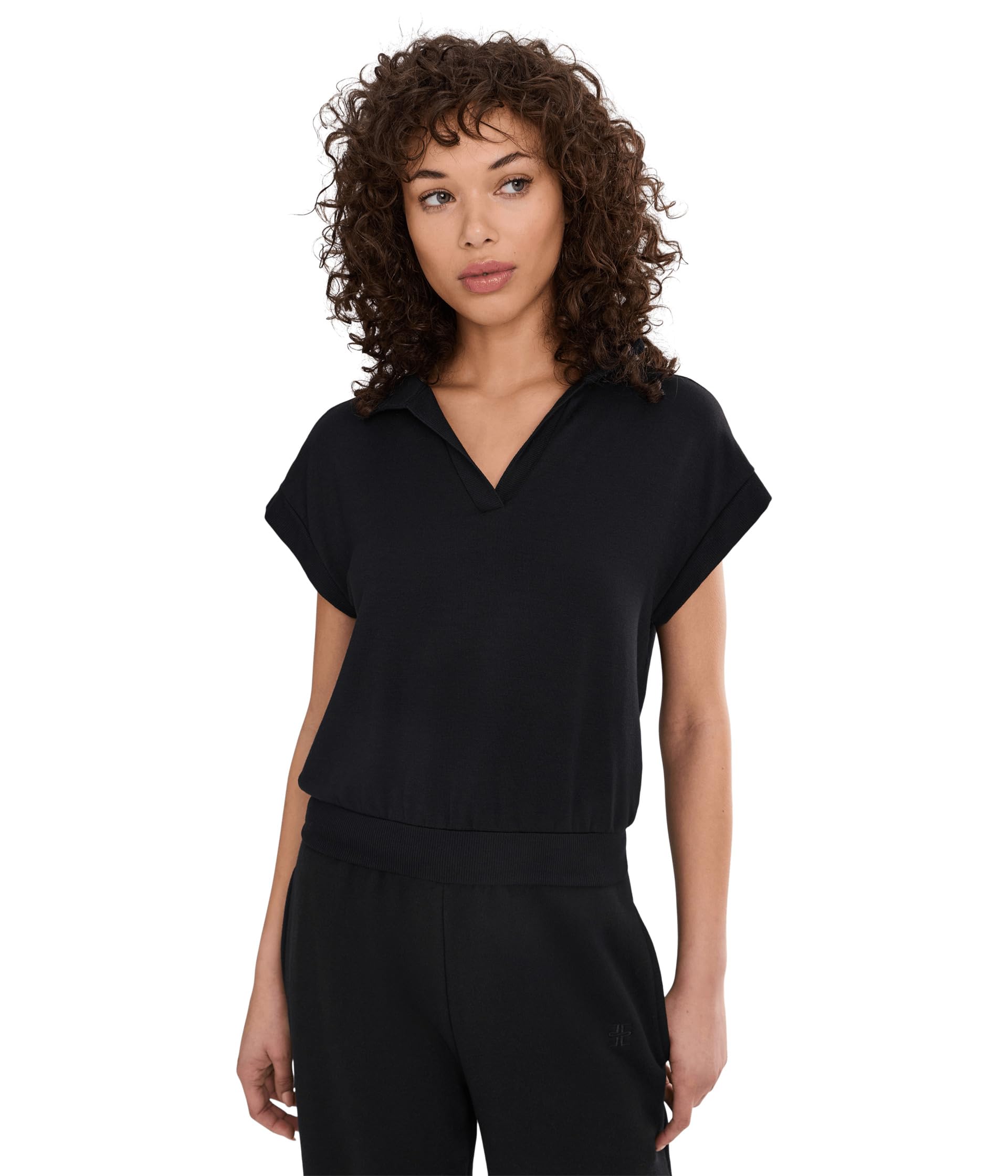 Evie Fleece Sleeveless Polo
