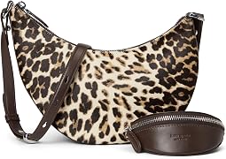 Женская сумка через плечо Duo Downtown Leopard Haircalf