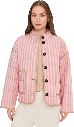 Box Quilted Jacket With Patch Pockets