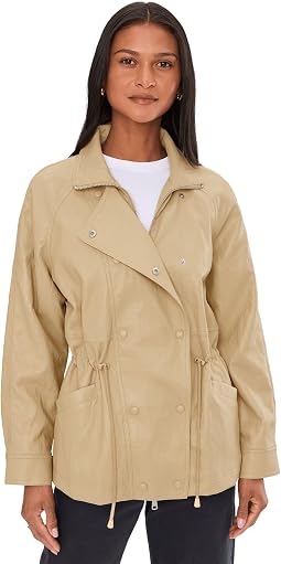 Anorak With Waist Drawstring