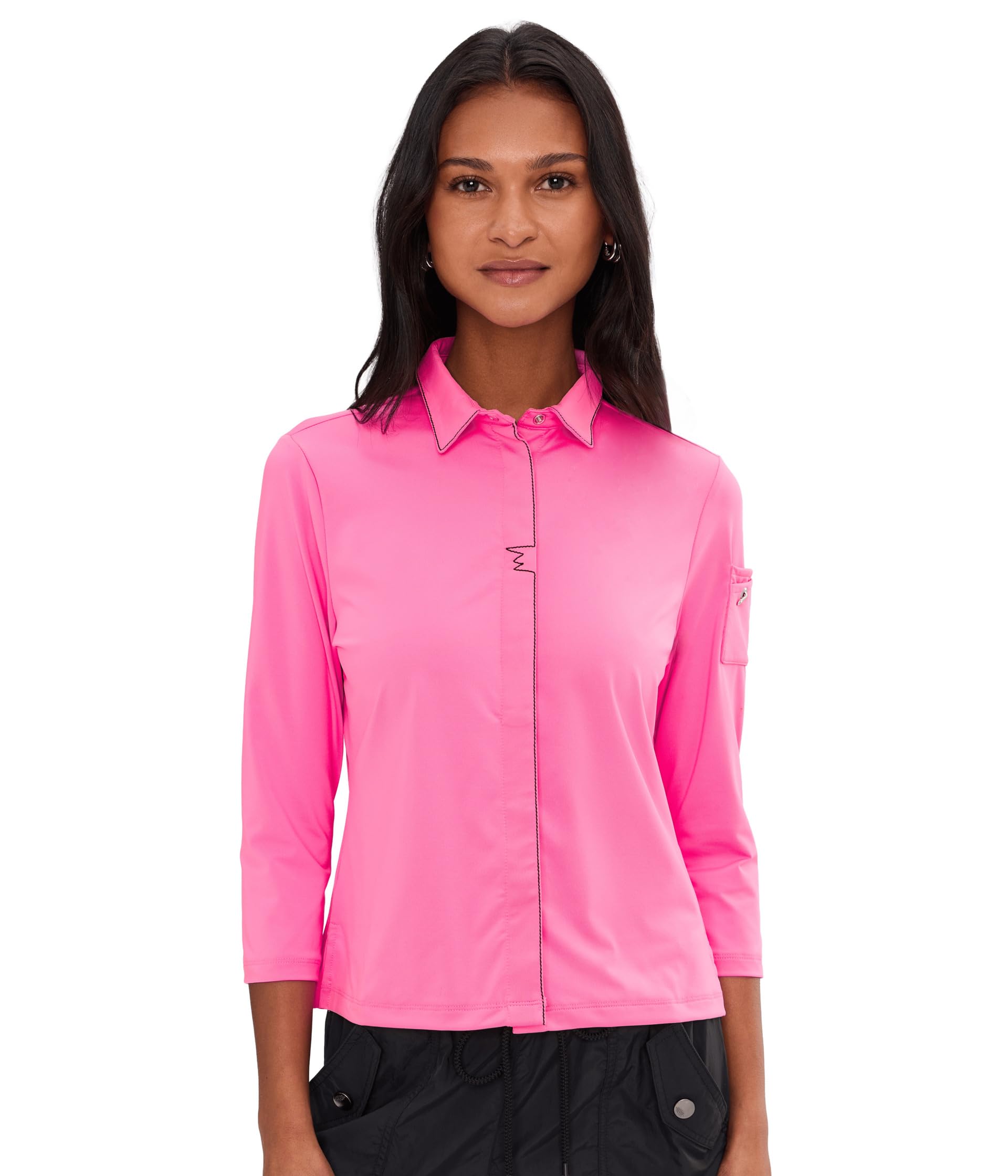 Топ Jamie Sadock Full Zip Front с косыми швами