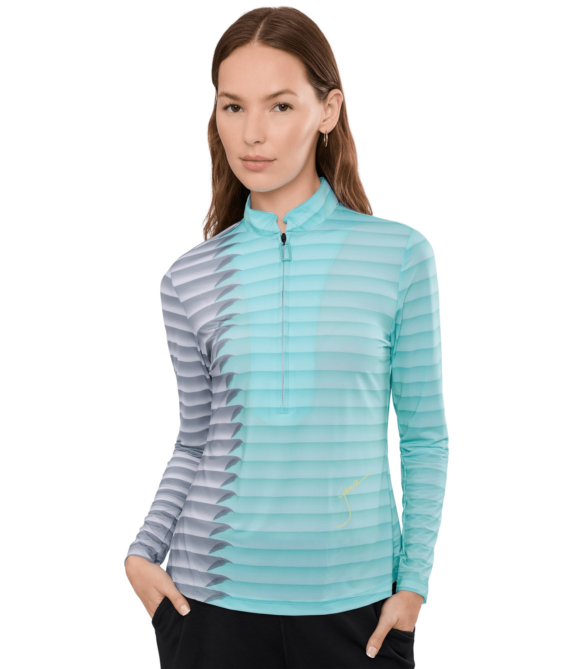 Sunsense Bandage Long Sleeve Quarter Zip