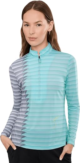 Sunsense Bandage Long Sleeve Quarter Zip