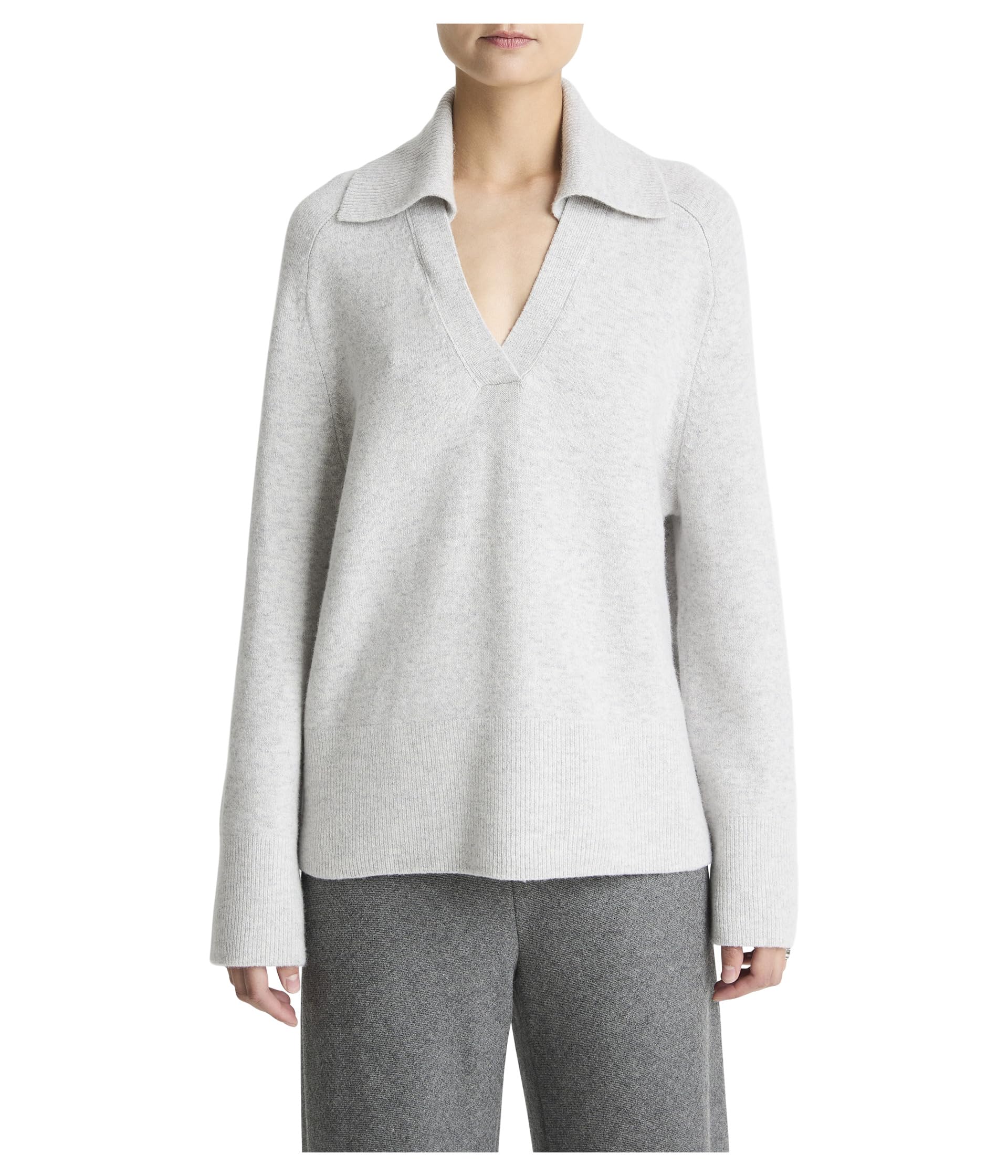 Oversized Wool Cash Polo