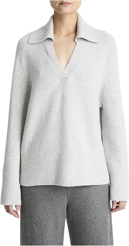 Женский кашемировый поло Oversized Wool Cash