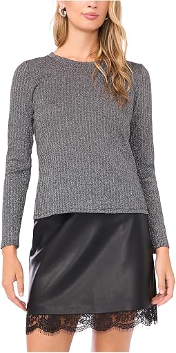 Crew Neck Long Sleeve Top